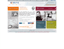 Tablet Screenshot of jouve-print-services.com